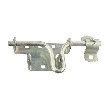 National Hardware National Hardware 6.19 in. H X 2 in. W X 2.25 in. L Zinc-Plated Steel Sliding Bolt Door/Gate Latch N165-555